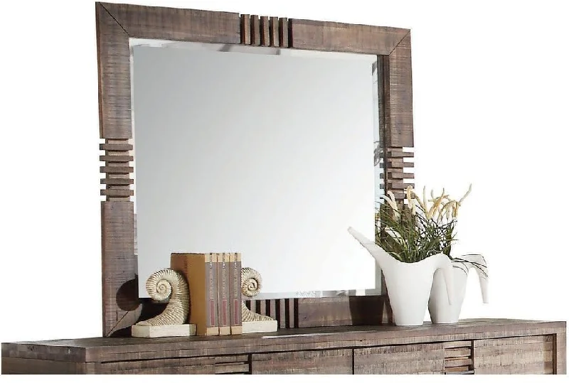 Reclaimed Rectangular Mirror - Oak