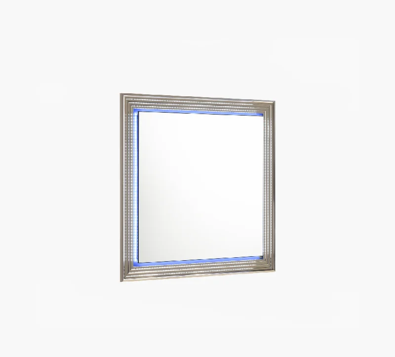 Broadway Navy Square Mirror